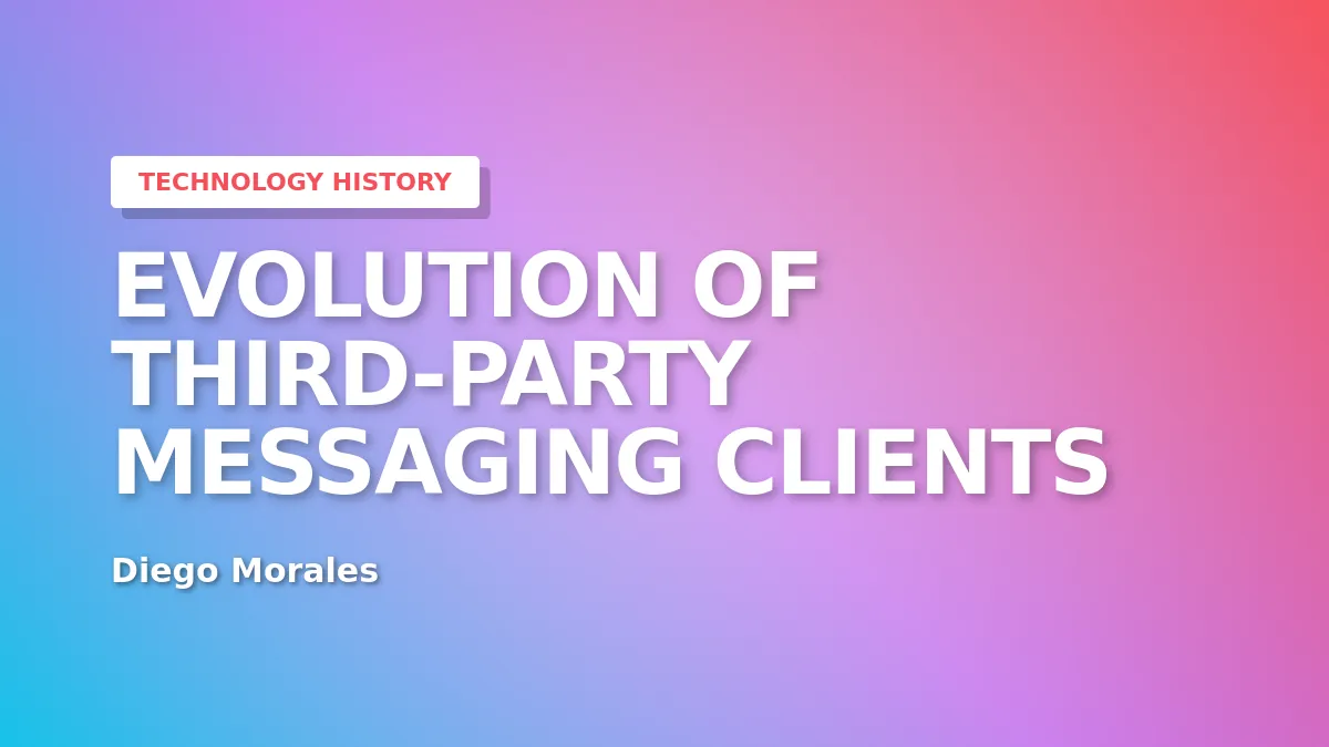 The Evolution of Third-Party Messaging Clients: From Mods to Mainstream